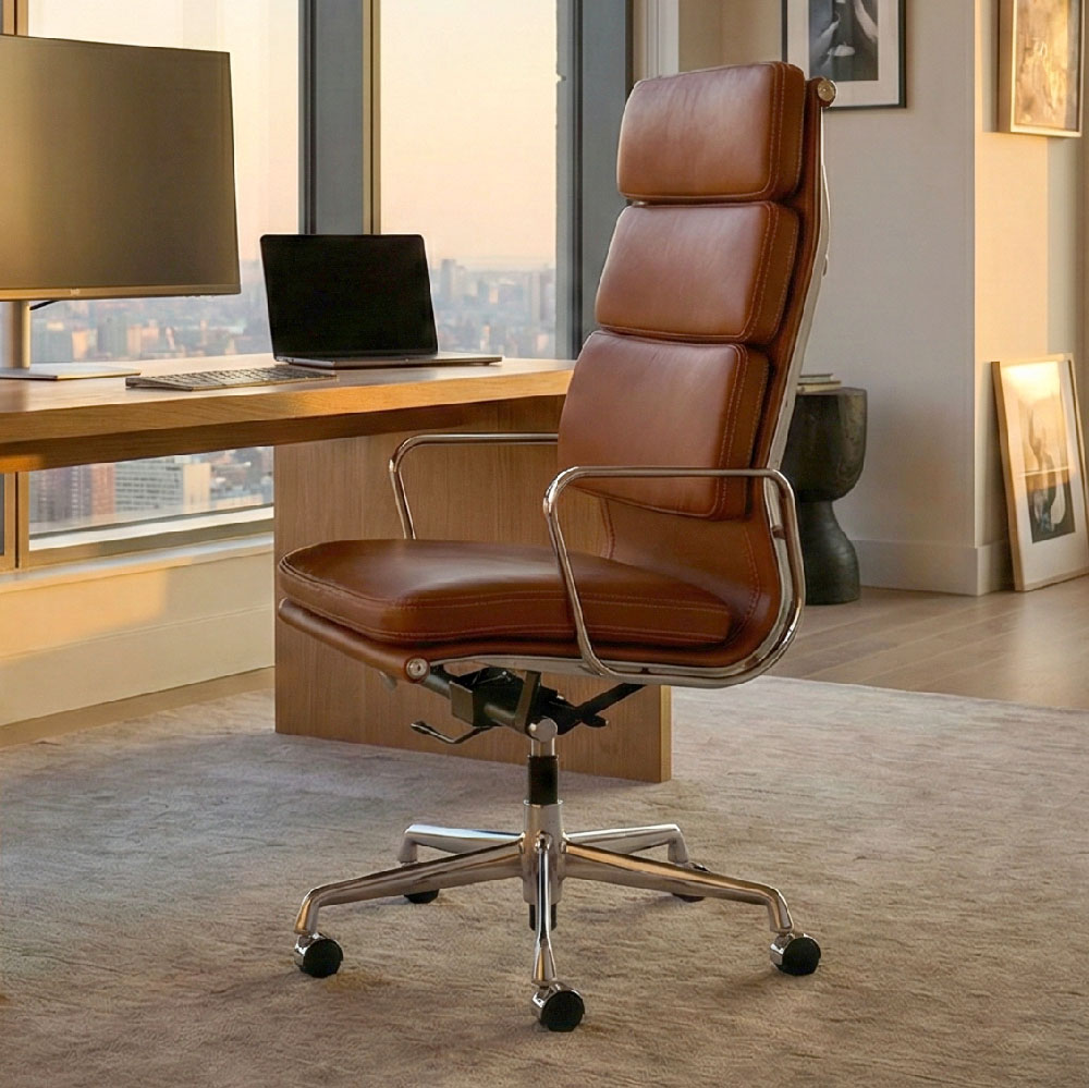 Ergonomischer Bürostuhl Braun